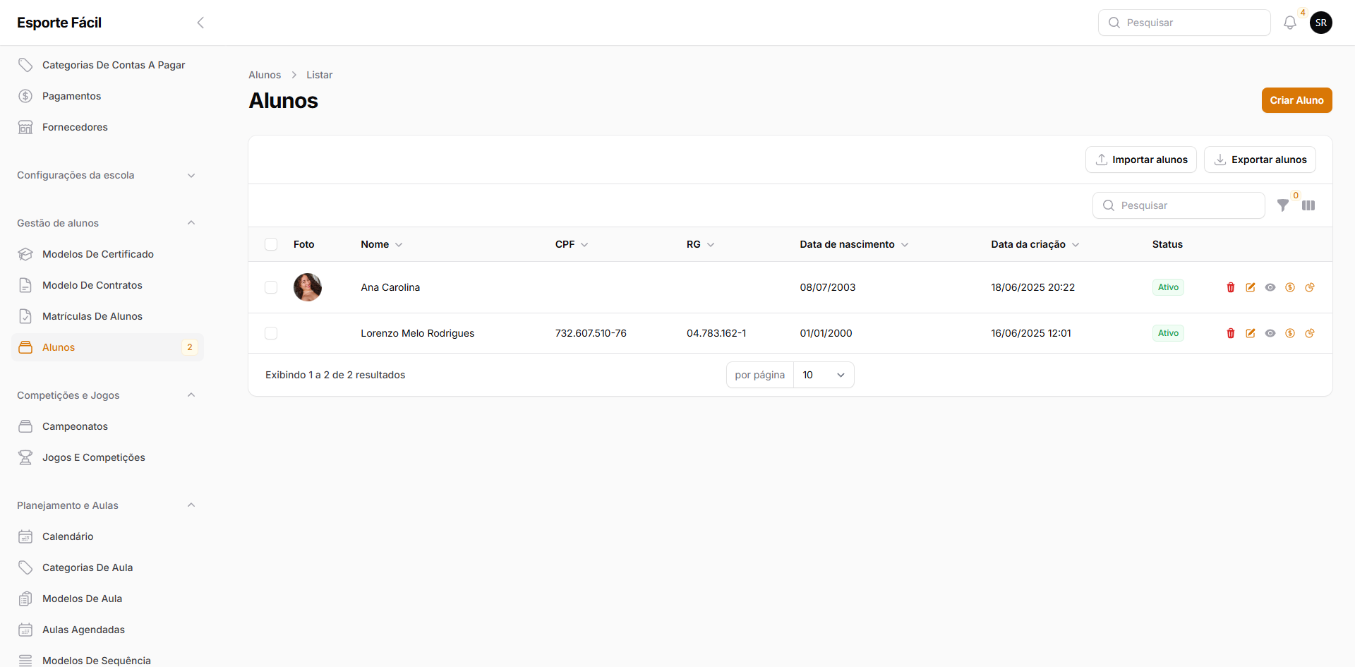 Módulo de Gestão de Alunos: Guia Completo