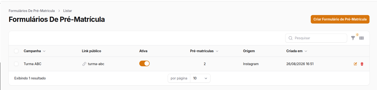Tutorial: Como usar a Pré-Matrícula no sistema